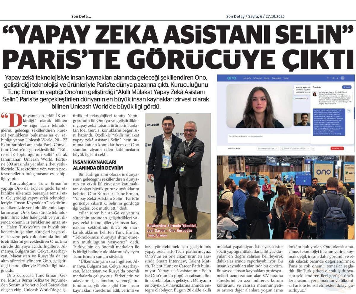 Yapay zeka asistanı Selin Paris’te görücüye çıktı