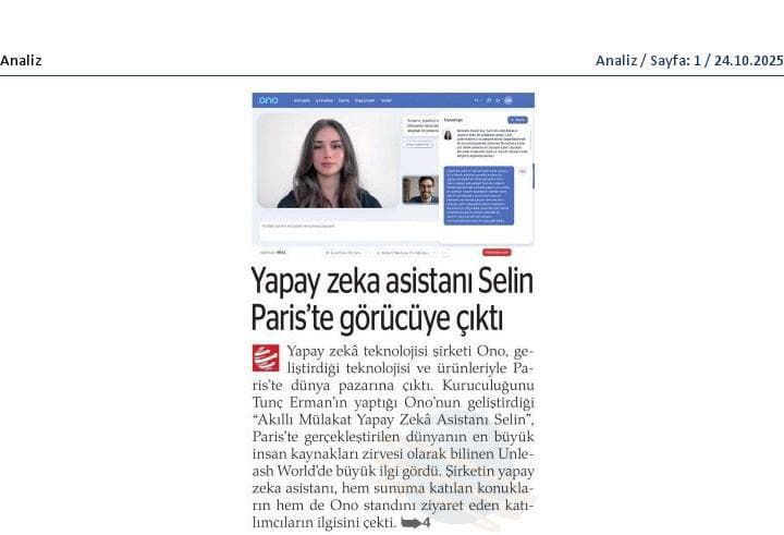 Yapay zeka asistanı Selin Paris’te görücüye çıktı
