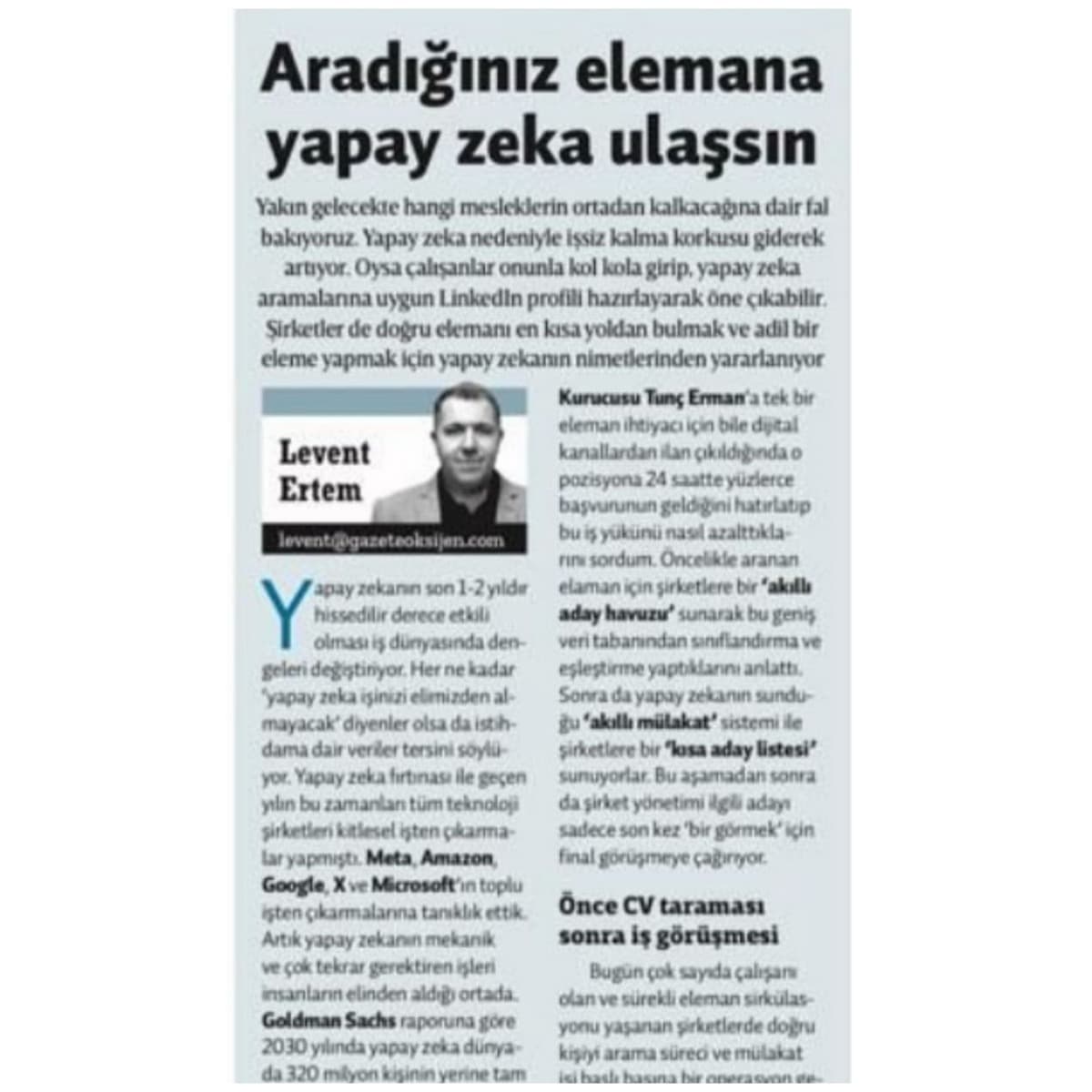 Yapay zeka teknolojileri insan kaynakları sektörünü nasıl dönüştürüyor?