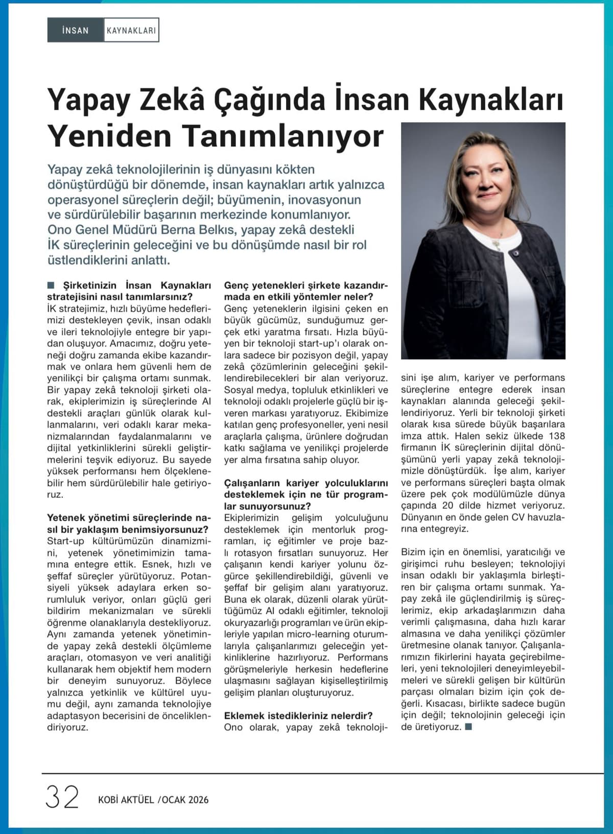 Yapay Zekâ Çağında İnsan Kaynakları Yeniden Tanımlanıyor