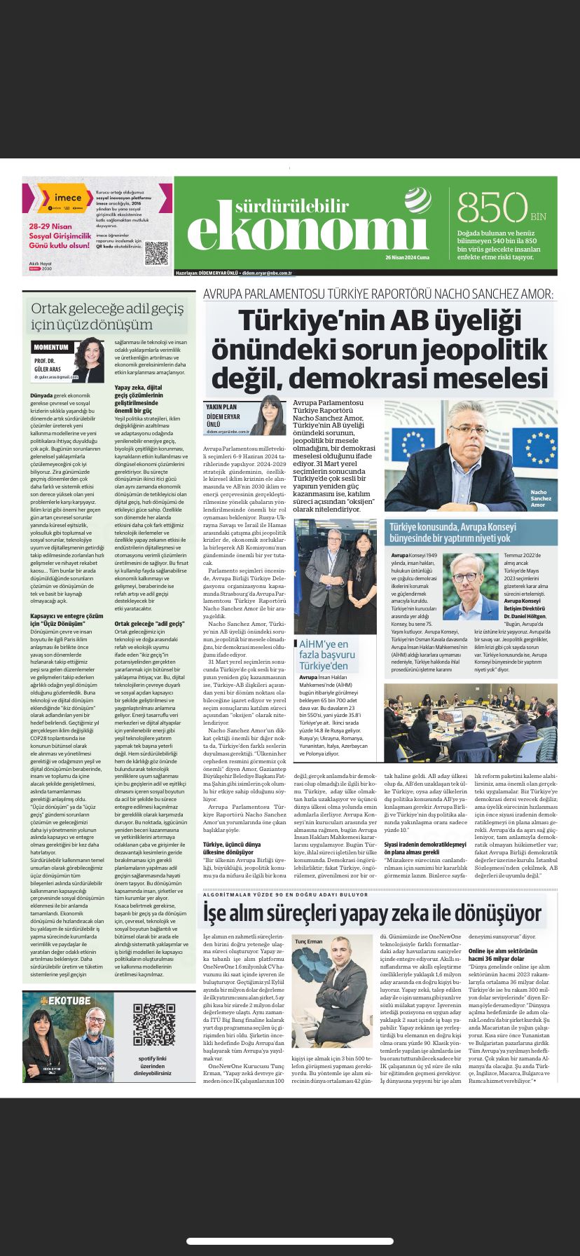 İSO GSYF, ilk start-up yatırımını Ono’ya yaptı