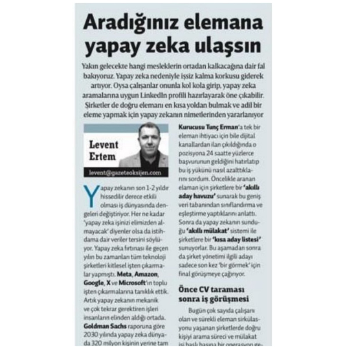 Yapay zeka teknolojileri insan kaynakları sektörünü nasıl dönüştürüyor?